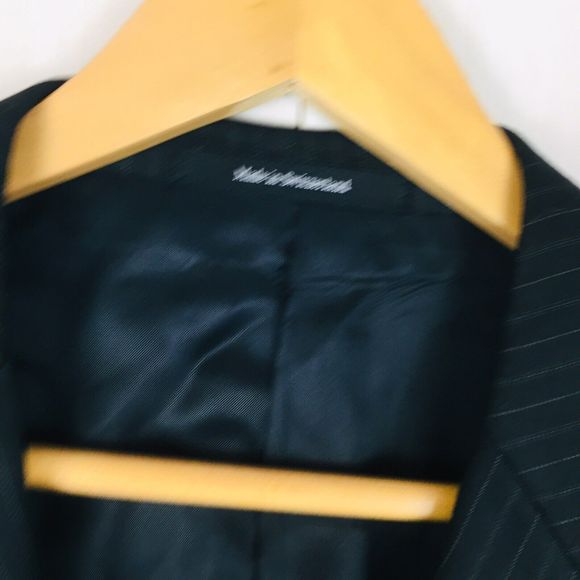 ERMENEGILDO ZEGNA TROFEO Men Black Sport Coat Blazer Gold Wool Size L (54R) - Picture 2 of 12